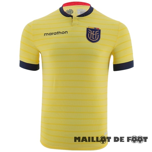 Foot Maillot Pas Cher Thailande Domicile Maillot Équateur 2023 Jaune