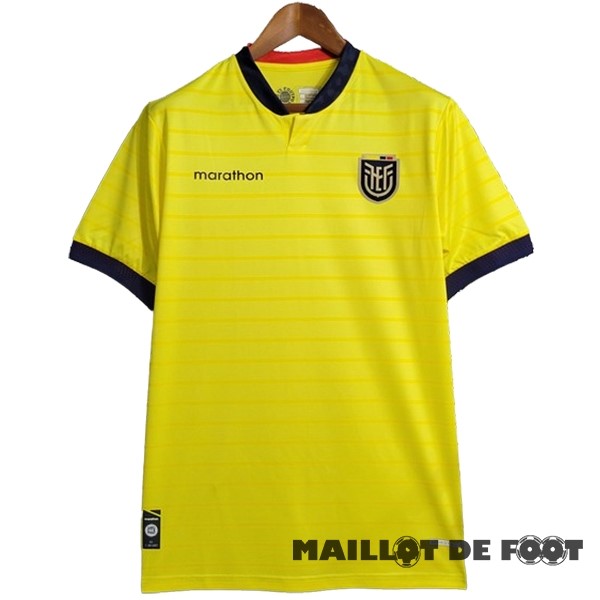 Foot Maillot Pas Cher Thailande Domicile Maillot Équateur 2023 Jaune