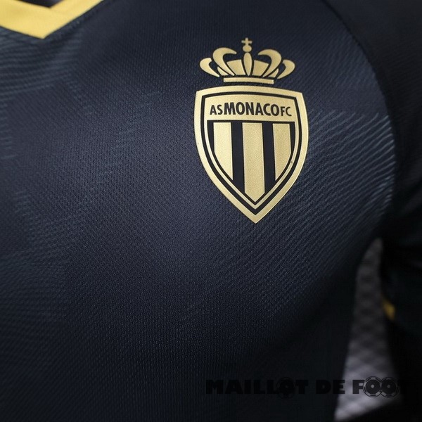Foot Maillot Pas Cher Thailande Exterieur Joueurs Maillot AS Monaco 2023 2024 Noir