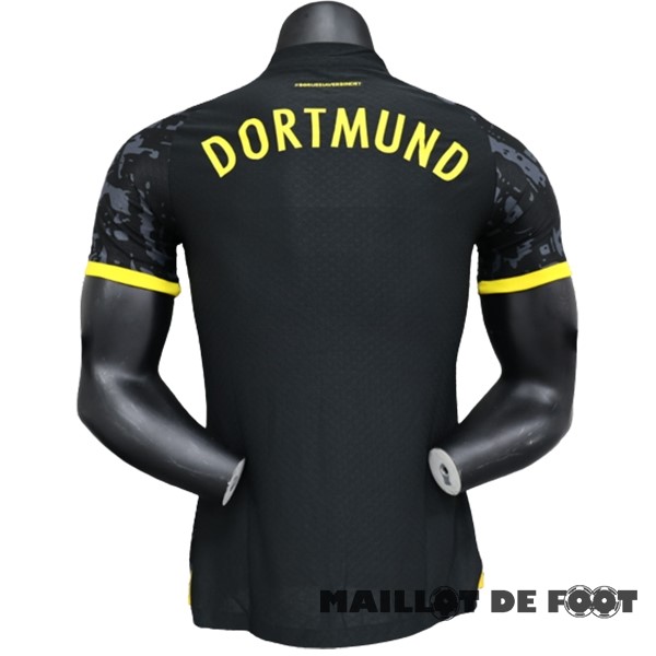 Foot Maillot Pas Cher Thailande Exterieur Joueurs Maillot Borussia Dortmund 2023 2024 Noir