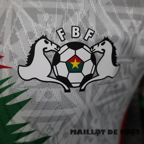 Foot Maillot Pas Cher Thailande Exterieur Joueurs Maillot Burkina Faso 2024 Blanc