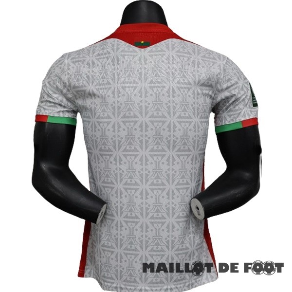 Foot Maillot Pas Cher Thailande Exterieur Joueurs Maillot Burkina Faso 2024 Blanc