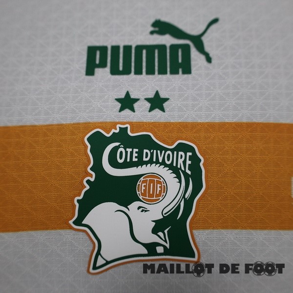Foot Maillot Pas Cher Thailande Exterieur Joueurs Maillot Côte d'Ivoire 2022 Blanc