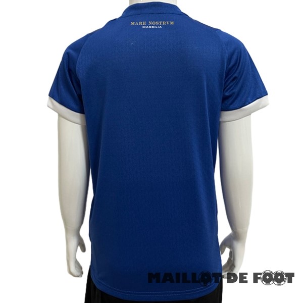 Foot Maillot Pas Cher Thailande Exterieur Joueurs Maillot Enfant Marsella 2023 2024 Bleu