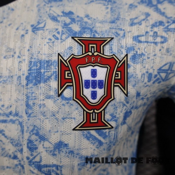 Foot Maillot Pas Cher Thailande Exterieur Joueurs Maillot Portugal 2024 Bleu