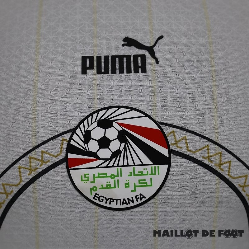 Foot Maillot Pas Cher Thailande Exterieur Joueurs Maillot Égypte 2022 Blanc