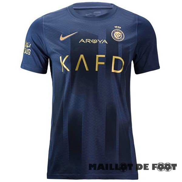 Foot Maillot Pas Cher Thailande Exterieur Maillot Al Nassr 2023 2024 Bleu