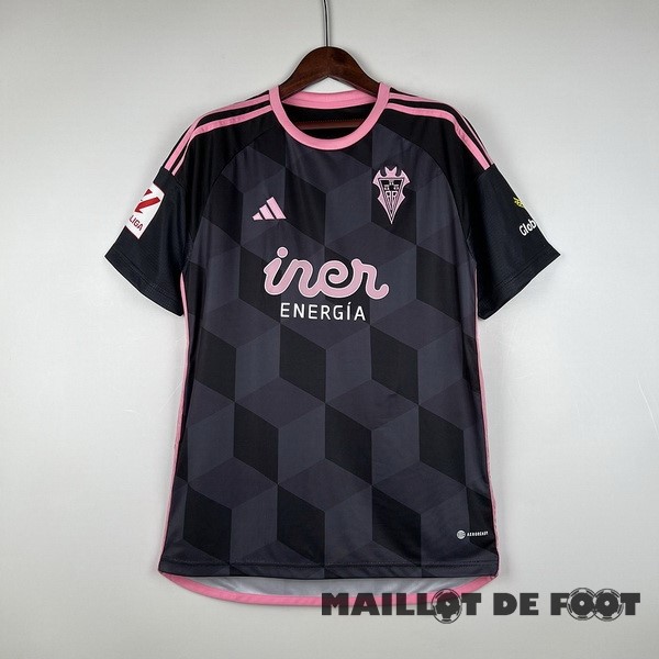 Foot Maillot Pas Cher Thailande Exterieur Maillot Albacete 2023 2024 Noir