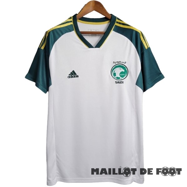 Foot Maillot Pas Cher Thailande Exterieur Maillot Arabie saoudite 2023 Blanc