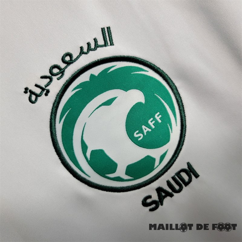 Foot Maillot Pas Cher Thailande Exterieur Maillot Arabie saoudite 2023 Blanc