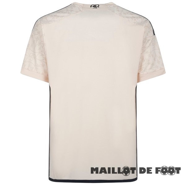 Foot Maillot Pas Cher Thailande Exterieur Maillot As Roma 2023 2024 II Jaune