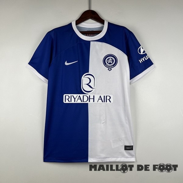 Foot Maillot Pas Cher Thailande Exterieur Maillot Atlético Madrid 2023 2024 Bleu II Blanc