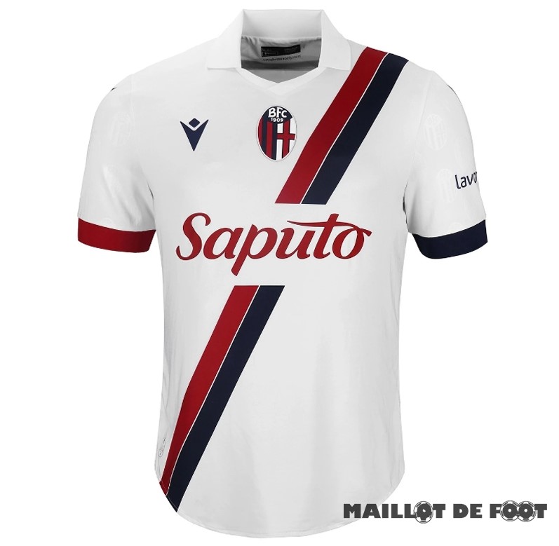 Foot Maillot Pas Cher Thailande Exterieur Maillot Bologna 2023 2024 Blanc Rouge