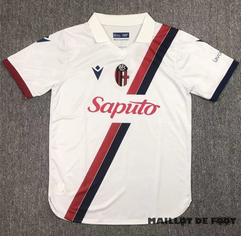 Foot Maillot Pas Cher Thailande Exterieur Maillot Bologna 2023 2024 Blanc Rouge