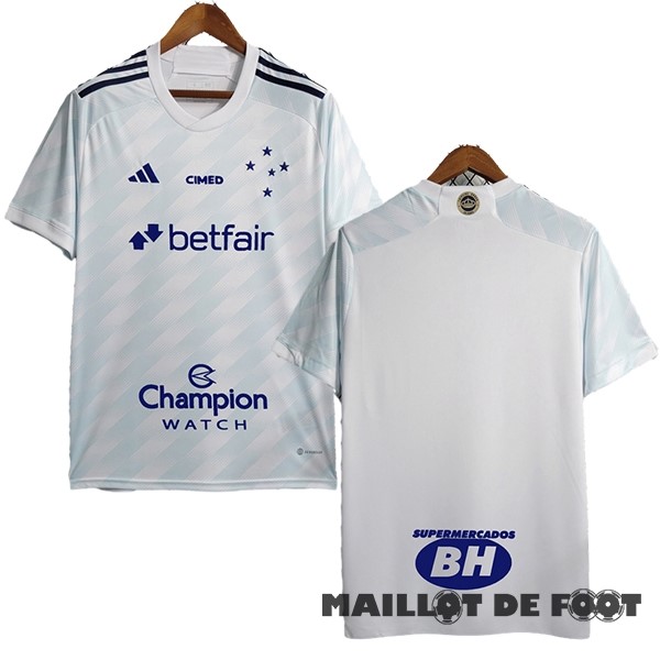 Foot Maillot Pas Cher Thailande Exterieur Maillot Cruzeiro EC 2023 2024 I Blanc
