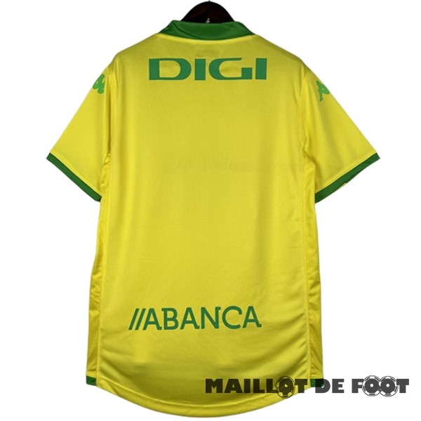 Foot Maillot Pas Cher Thailande Exterieur Maillot Deportivo de La Coruna 2023 2024 Jaune
