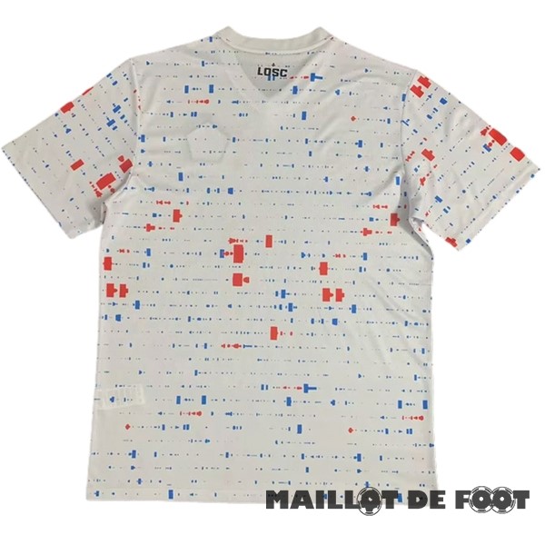 Foot Maillot Pas Cher Thailande Exterieur Maillot Lille 2023 2024 Blanc