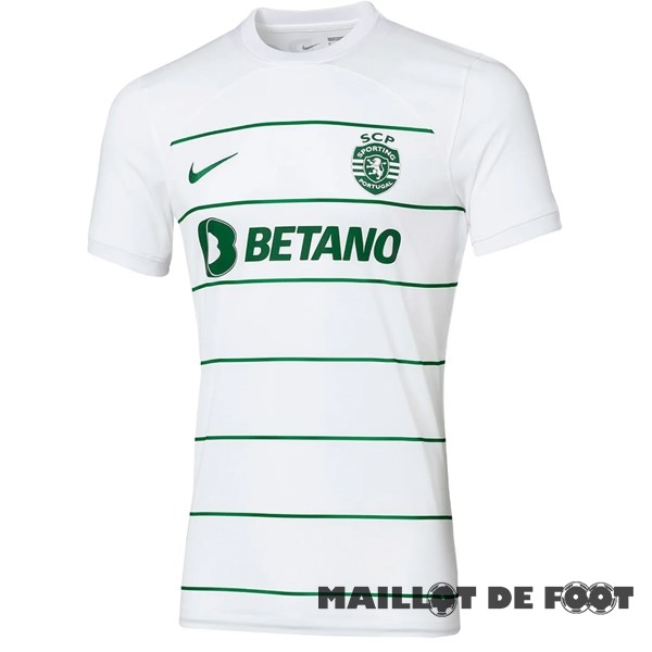 Foot Maillot Pas Cher Thailande Exterieur Maillot Lisboa 2023 2024 Blanc