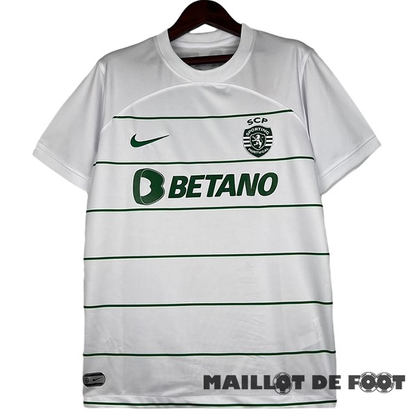 Foot Maillot Pas Cher Thailande Exterieur Maillot Lisboa 2023 2024 Blanc
