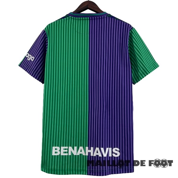 Foot Maillot Pas Cher Thailande Exterieur Maillot Málaga CF 2023 2024 Vert Purpura