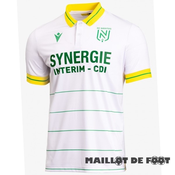 Foot Maillot Pas Cher Thailande Exterieur Maillot Nantes 2023 2024 Blanc