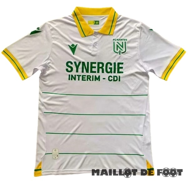 Foot Maillot Pas Cher Thailande Exterieur Maillot Nantes 2023 2024 Blanc