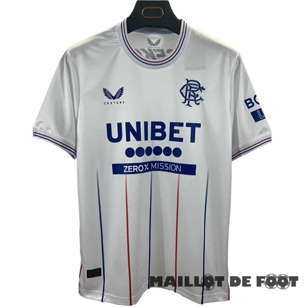 Foot Maillot Pas Cher Thailande Exterieur Maillot Rangers 2023 2024 Blanc