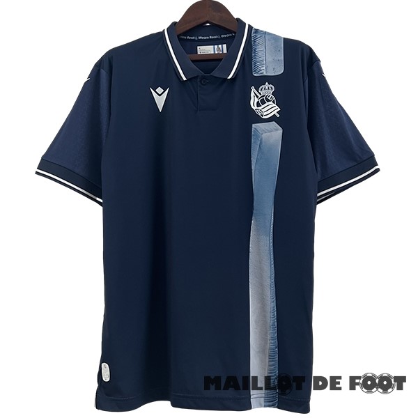 Foot Maillot Pas Cher Thailande Exterieur Maillot Real Sociedad 2023 2024 Bleu