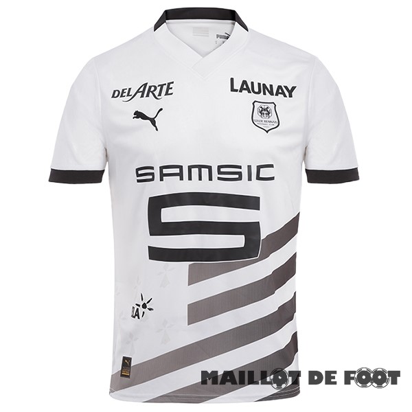 Foot Maillot Pas Cher Thailande Exterieur Maillot Stade Rennais 2023 2024 Blanc