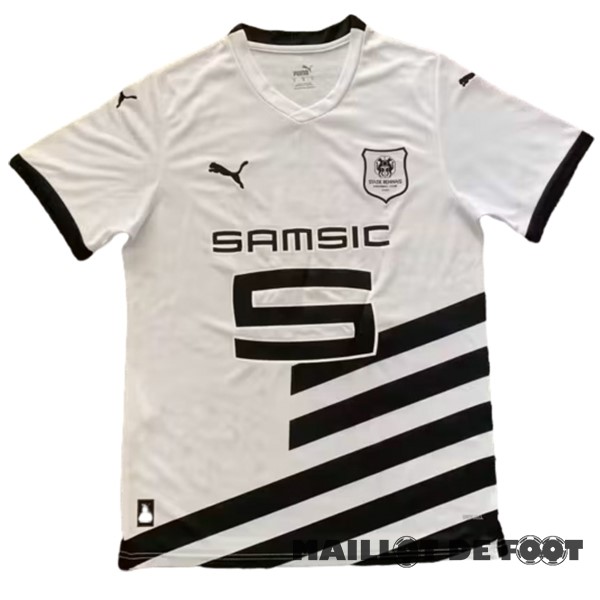 Foot Maillot Pas Cher Thailande Exterieur Maillot Stade Rennais 2023 2024 Blanc