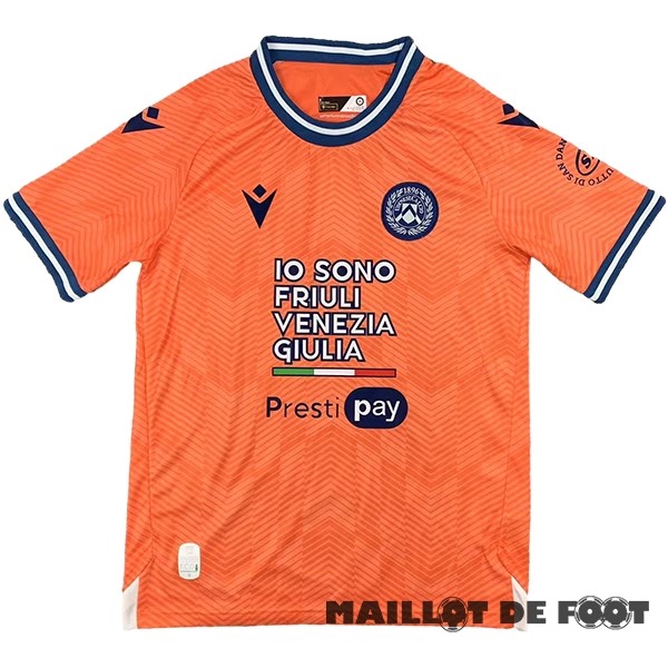 Foot Maillot Pas Cher Thailande Exterieur Maillot Udinese 2023 2024 Orange