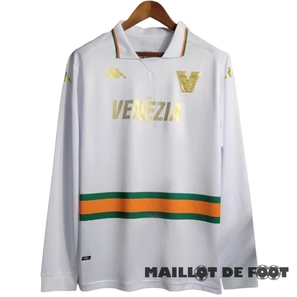 Foot Maillot Pas Cher Thailande Exterieur Manches Longues Venezia 2023 2024 Blanc