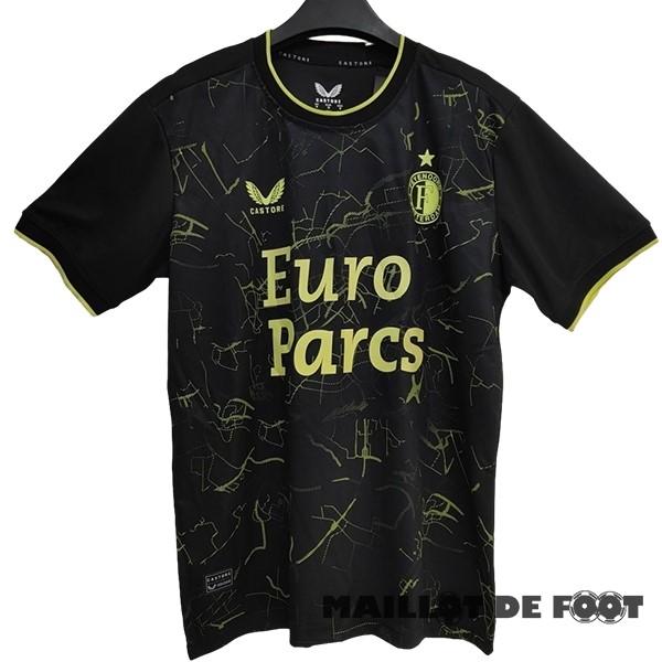 Foot Maillot Pas Cher Thailande Fourth Maillot Feyenoord Rotterdam 2023 2024 Noir