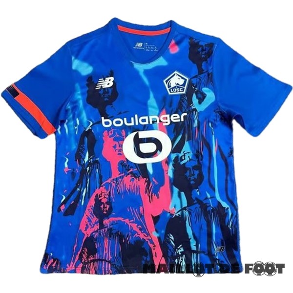 Foot Maillot Pas Cher Thailande Fourth Maillot Lille 2023 2024 Bleu