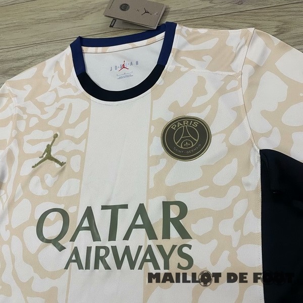 Foot Maillot Pas Cher Thailande Fourth Maillot Paris Saint Germain 2023 2024 Jaune
