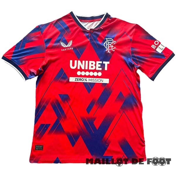 Foot Maillot Pas Cher Thailande Fourth Maillot Rangers 2023 2024 Rouge