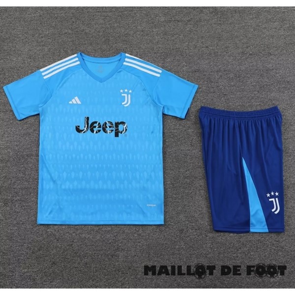 Foot Maillot Pas Cher Thailande Gardien Conjunto De Homme Juventus 2023 2024 Bleu