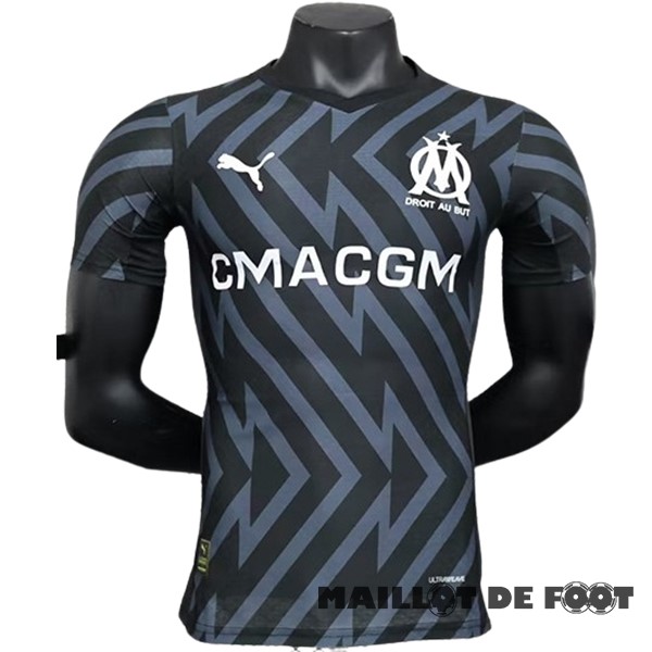 Foot Maillot Pas Cher Thailande Gardien Joueurs Maillot Marsella 2023 2024 Noir