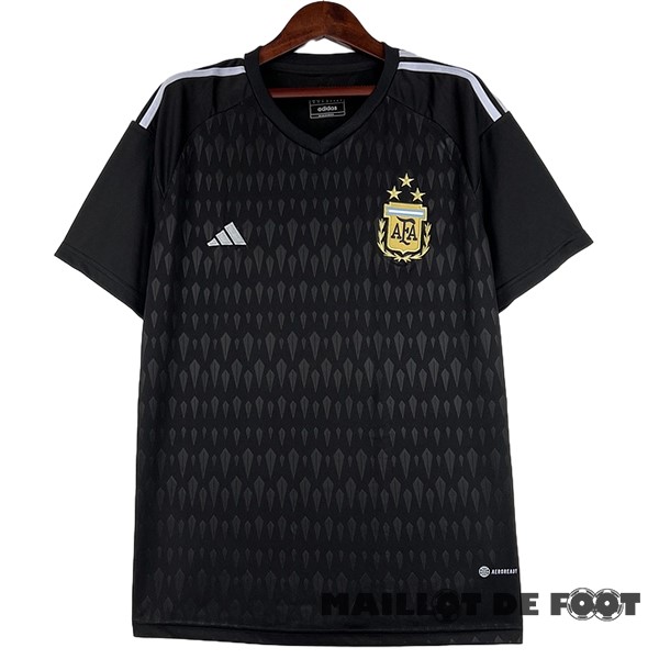 Foot Maillot Pas Cher Thailande Gardien Maillot Argentine 2023 Noir