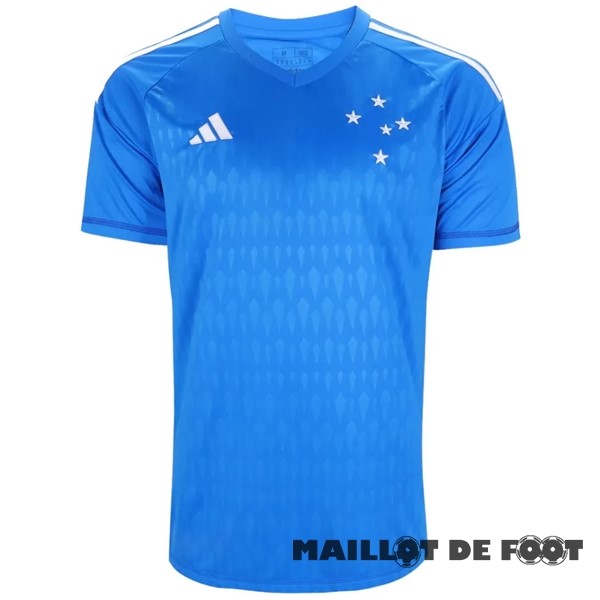 Foot Maillot Pas Cher Thailande Gardien Maillot Cruzeiro EC 2023 2024 Bleu