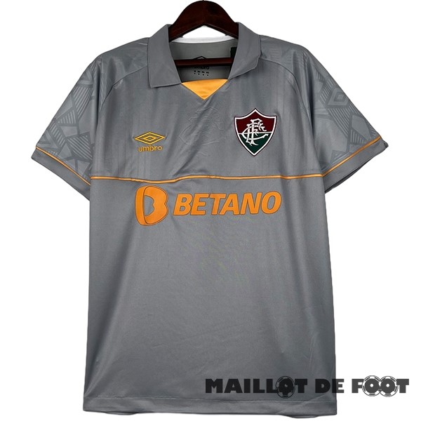 Foot Maillot Pas Cher Thailande Gardien Maillot Fluminense 2023 2024 Gris