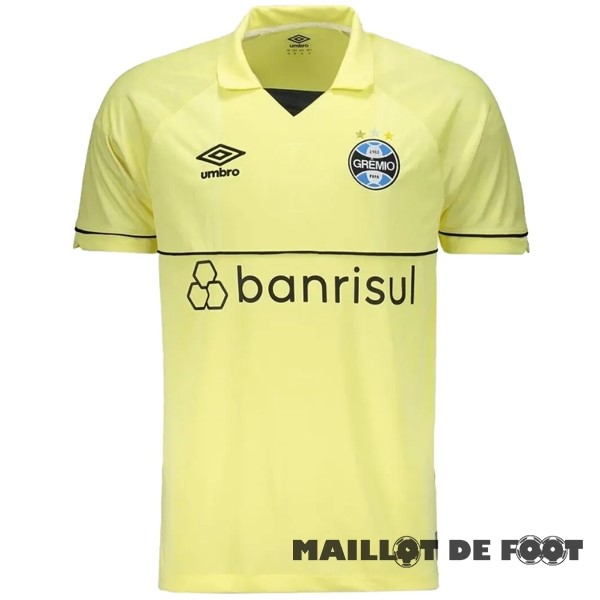 Foot Maillot Pas Cher Thailande Gardien Maillot Grêmio FBPA 2023 2024 Jaune