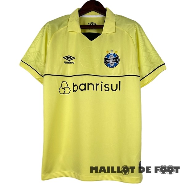 Foot Maillot Pas Cher Thailande Gardien Maillot Grêmio FBPA 2023 2024 Jaune