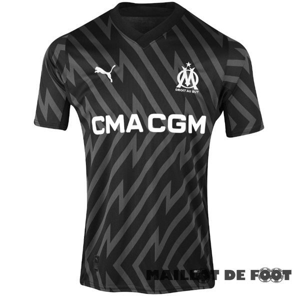Foot Maillot Pas Cher Thailande Gardien Maillot Marsella 2023 2024 Noir