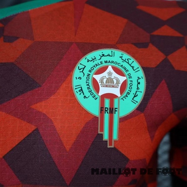 Foot Maillot Pas Cher Thailande Joueurs Spécial Maillot Maroc 2024 Rouge
