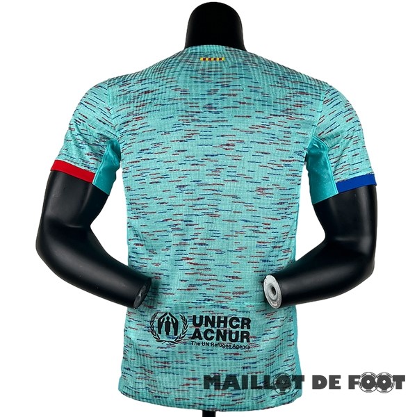 Foot Maillot Pas Cher Thailande Joueurs Third Maillot Barcelona 2023 2024 Bleu Vert