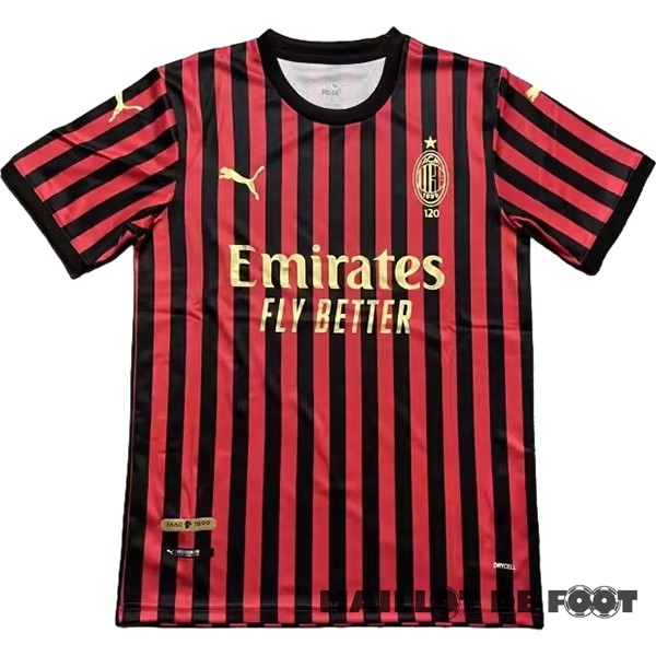Foot Maillot Pas Cher Thailande Maillot AC Milan Édition commémorative 120th Rouge