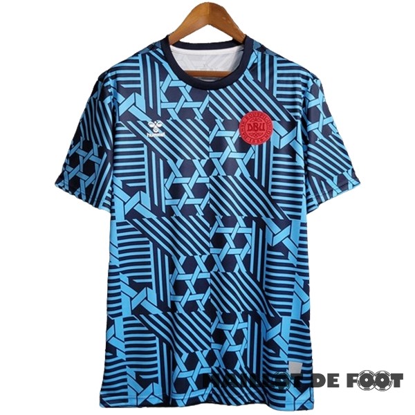 Foot Maillot Pas Cher Thailande Pré match Maillot Danemark 2023 Bleu