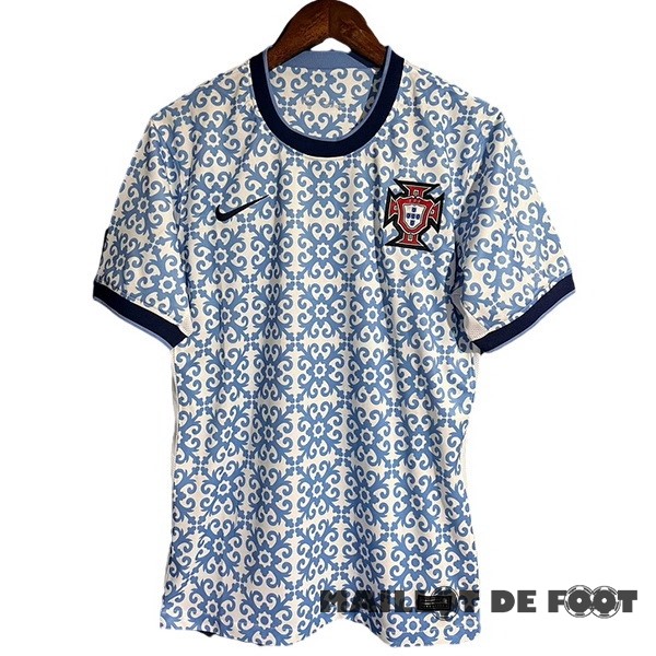 Foot Maillot Pas Cher Thailande Pré match Maillot Portugal 2024 Bleu