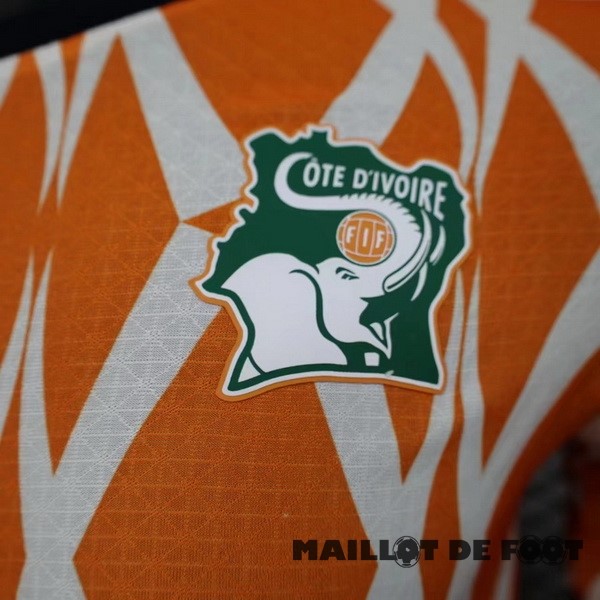 Foot Maillot Pas Cher Thailande Spécial Joueurs Maillot Côte d'Ivoire 2023 Orange